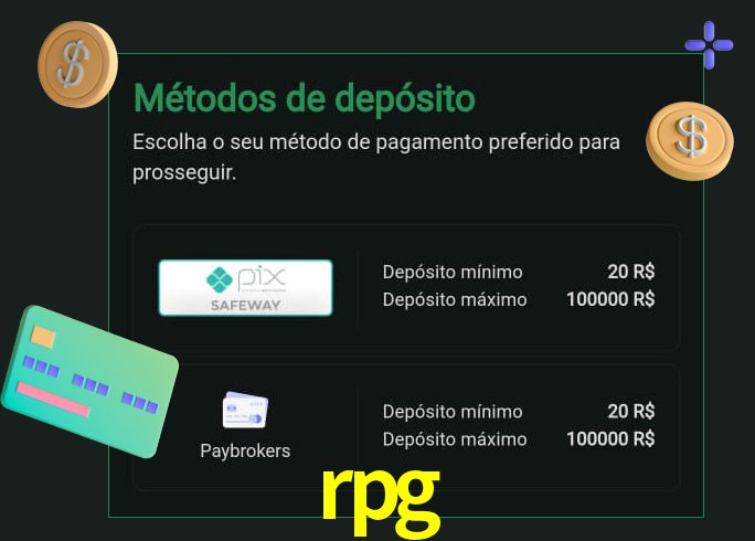 O cassino rpg oferece uma grande variedade de métodos de pagamento