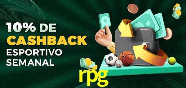 10% de bônus de cashback na rpg